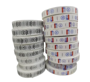 Tallas en polyamida, stickers y en serigrafia (numeral y en letras)